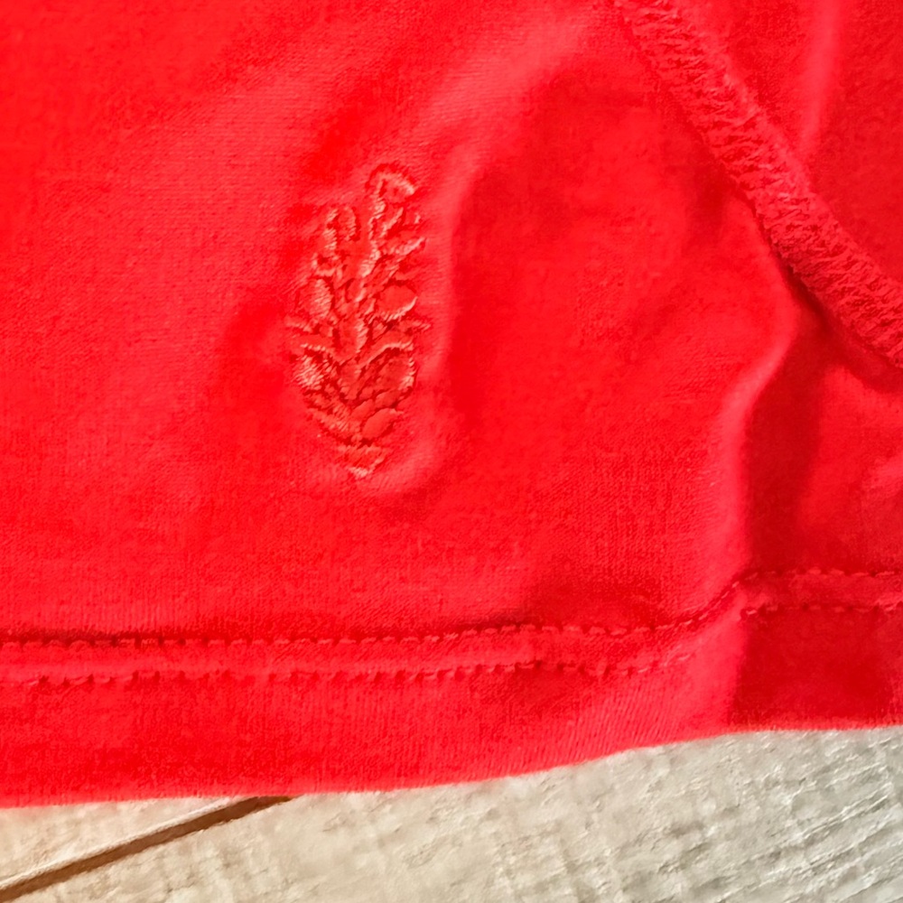 Free People Misty Morning red layering hoodie Medium - Picture 9 of 10
